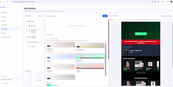 CartFlux — Multi-Tenant Dropshipping SaaS Platform