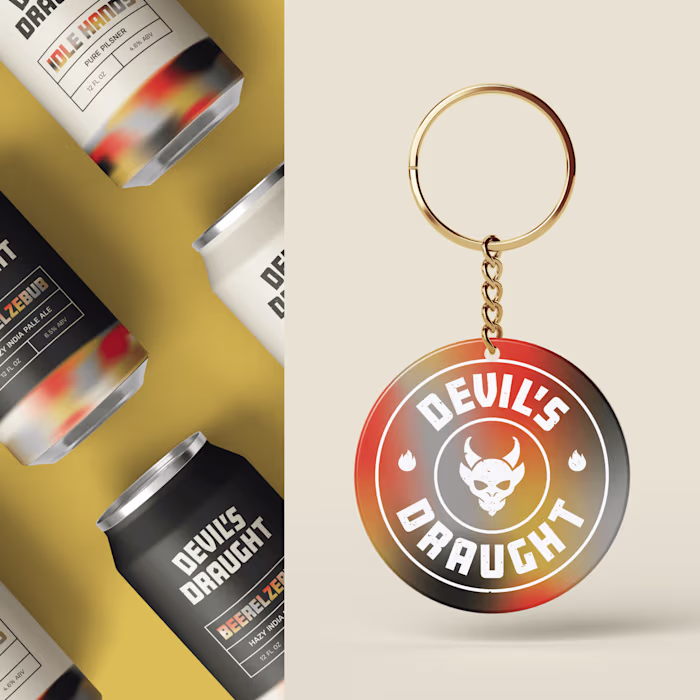 Brand Identity Design and Packaging Design - Devil's Draught