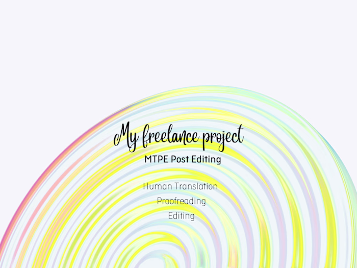 MTPE Translation Post Editing