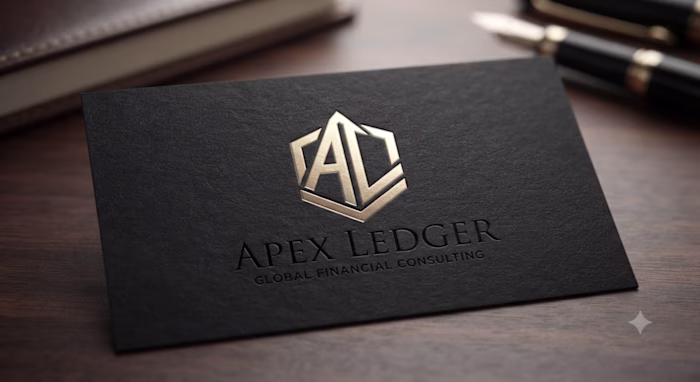 This business card design for