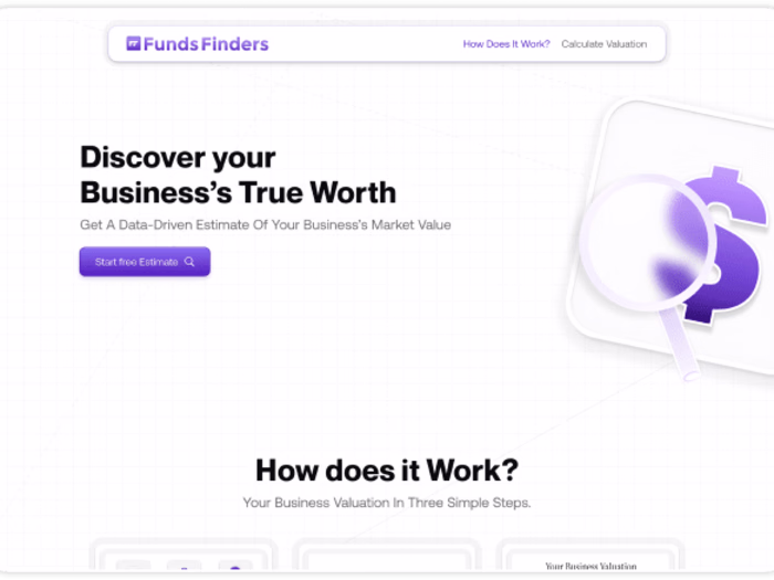 Instant Business Valuation Web Application