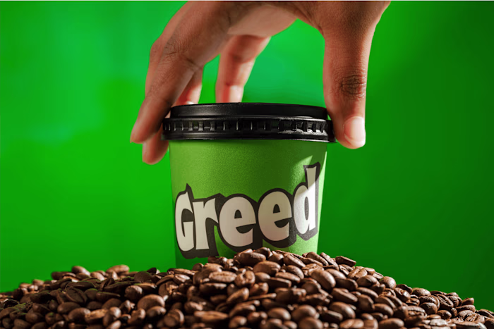 Greed Coffee Branding ✦ Food & Beverages