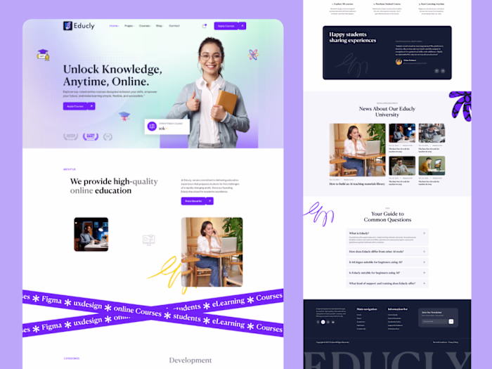 Education Landing page