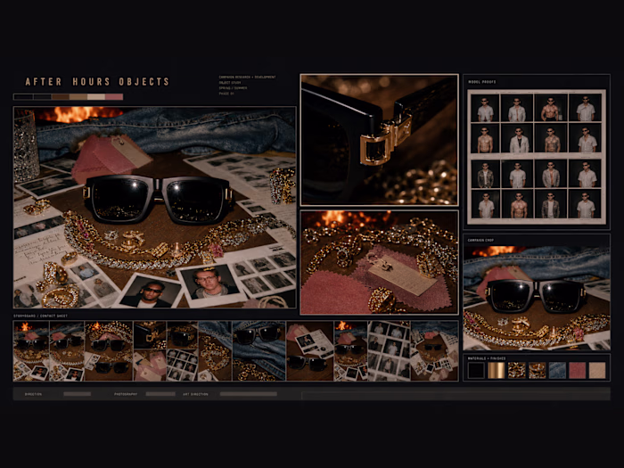 After Hours Objects — Fictional Accessory Campaign