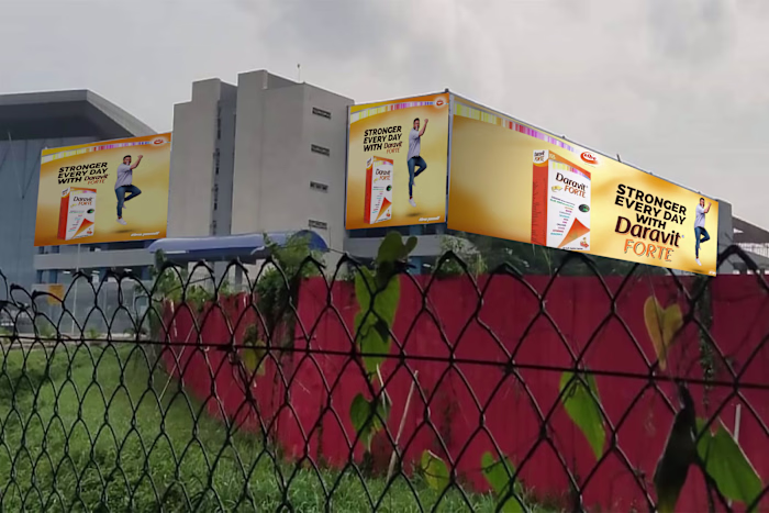 Daravit Airport OOH Campaign Design