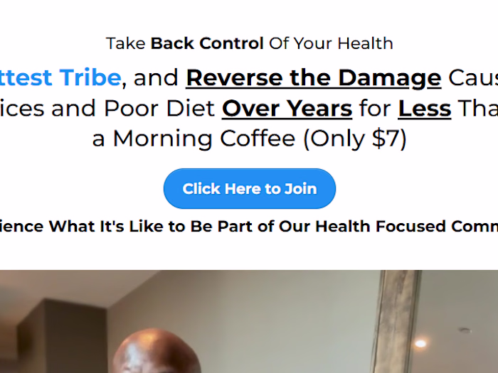Landing Page: Health Coach