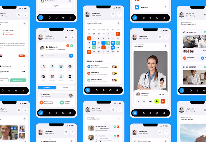 Healthcare Application Design - App UI UX Design