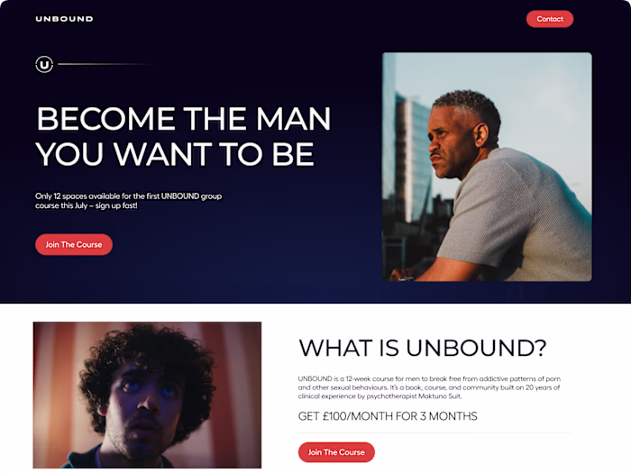 Kajabi Web Design & Development for Unbound