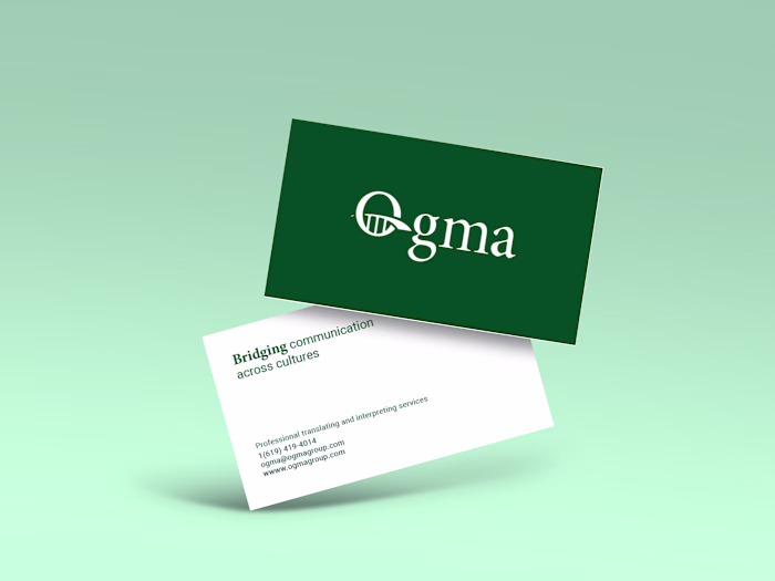 Ogma - brand visual identity design