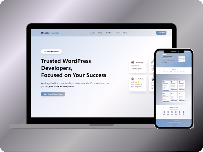Modern, Interactive Website Design for a Tech & IT Agency