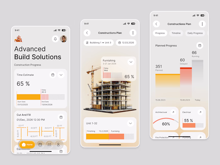 Real Estate Construction Management App