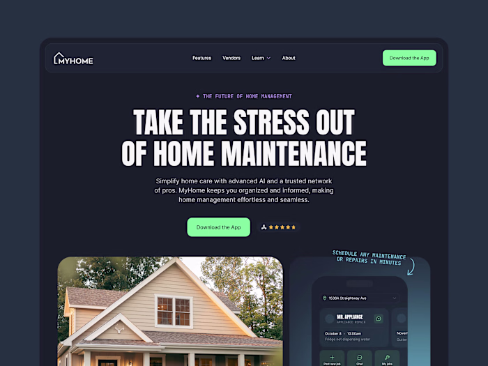 MyHome | Webflow Design + Development