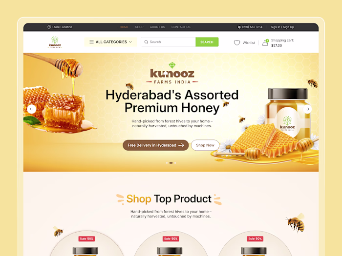 Koonoz Farms Website Redesign