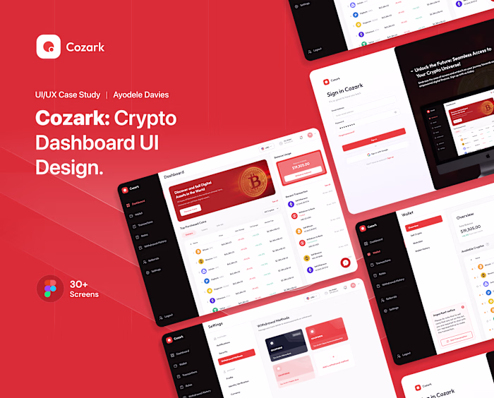 Cozark - Dashboard UI Design