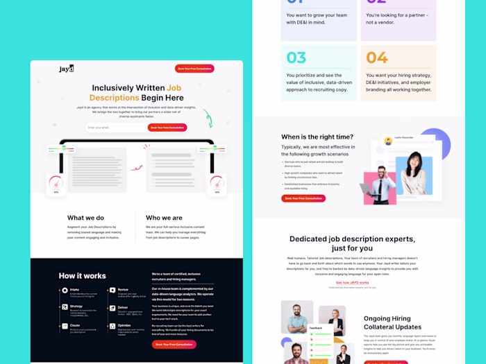 Webflow Development for HR Company
