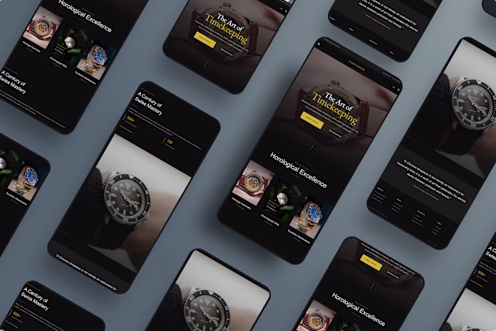 UX/UI Concept — Luxury Watch
