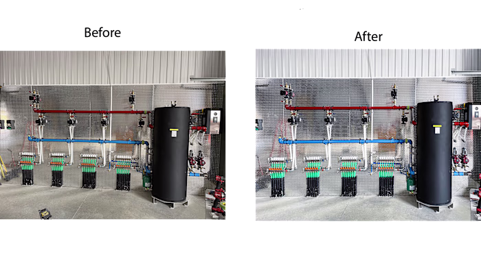 Photoshop Editing for Heat Pump Company – 110 Images