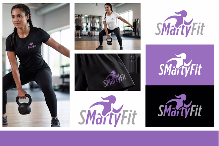 Brand identity developed for SmartyFit,