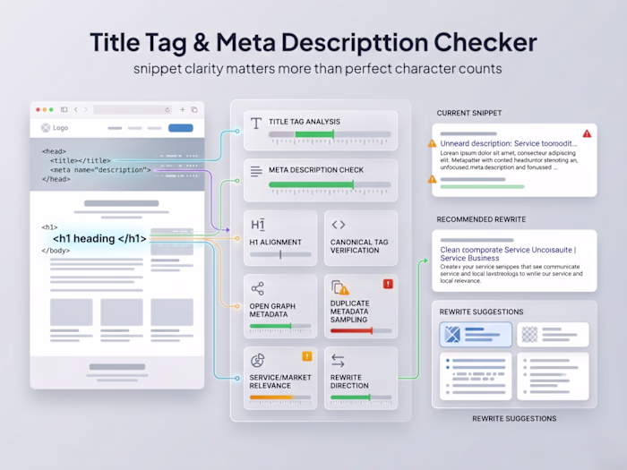 Title & Meta Checker Tool Build