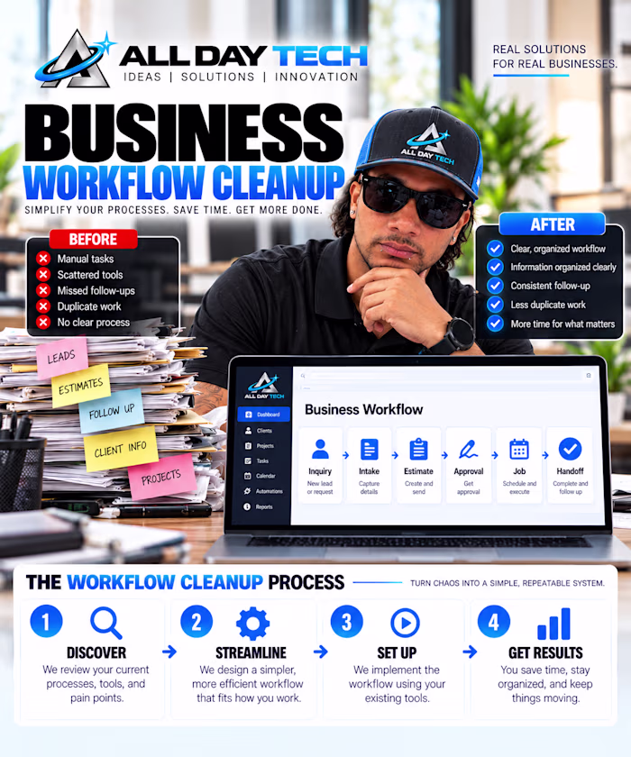 Business Workflow Cleanup & Optimization
