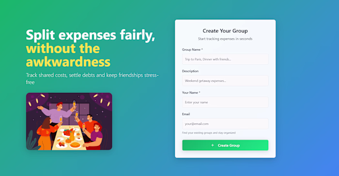 Splitsy is a hobby project