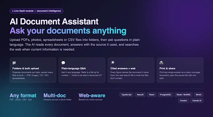 AI Document Assistant — ask