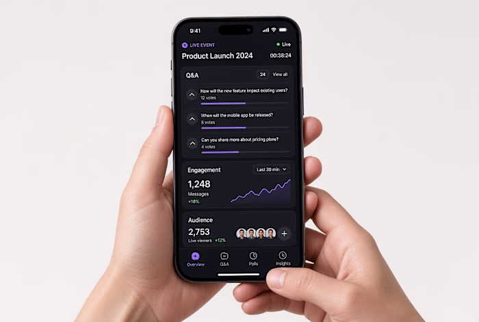 VOXR: Enterprise Live Event Platform