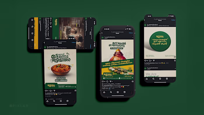 Social Media Graphic Design - Royal