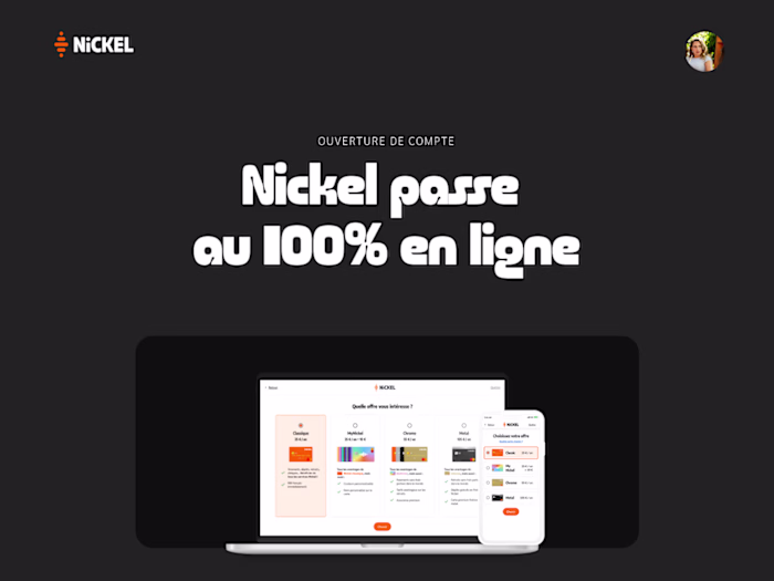 Création Onboarding • UX UI • Nickel