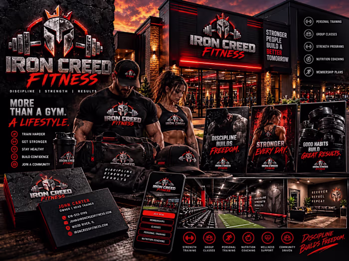 Iron Creed Fitness — Fitness Brand & Campaign Concept