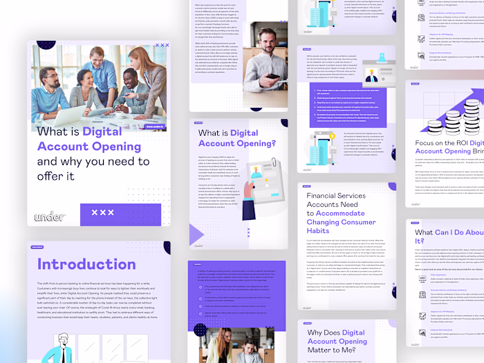 Digital Account Opening Ebook Design