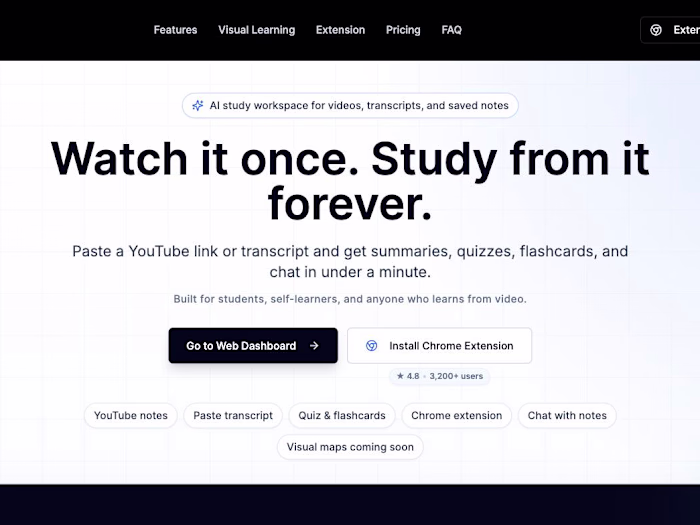 Clarity Notes — AI Study Workspace (Chrome Extension + Web App)