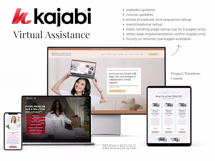 Expert Virtual Assistance (hourly or ongoing retainer packages)