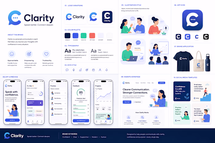 A sample brand identity concept