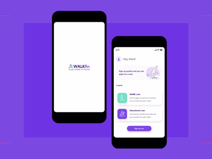 Walkfin UX/UI design