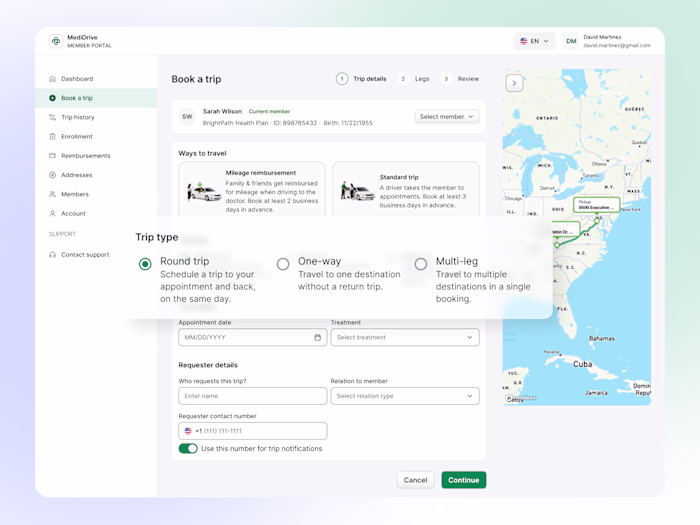 Redesigning the MediDrive member portal