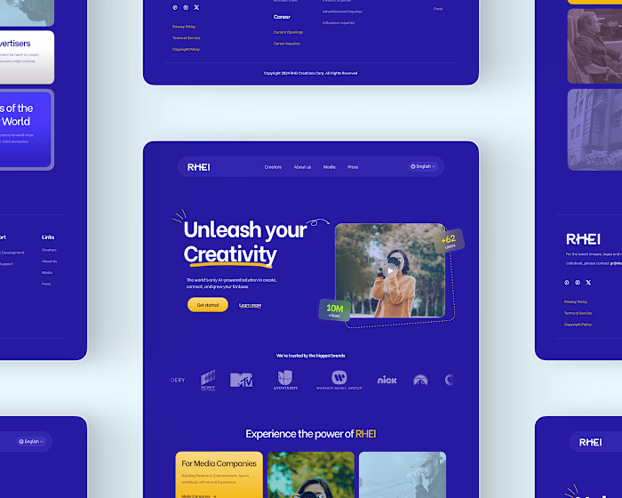 RHEI Homepage Redesign