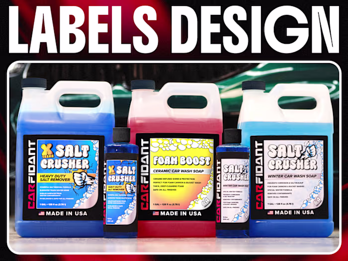 Carfidant Label Design System