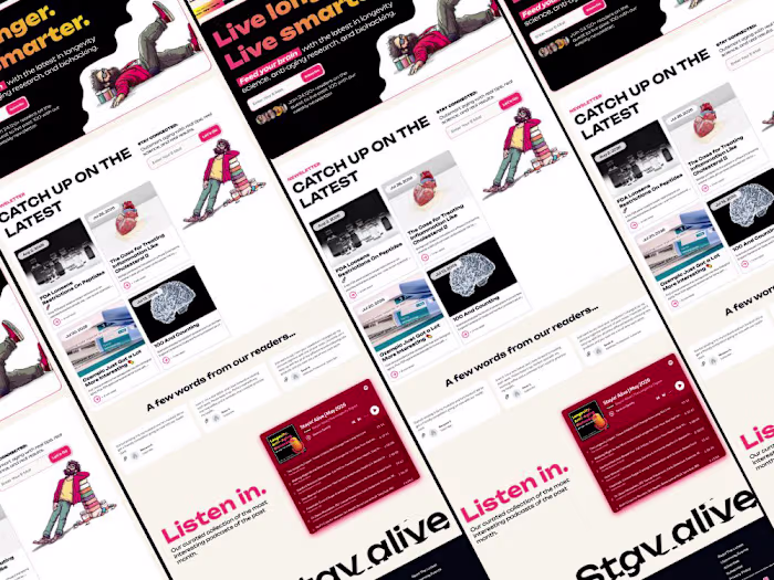 Beehiiv Anti-Aging Wellness Newsletter & Website