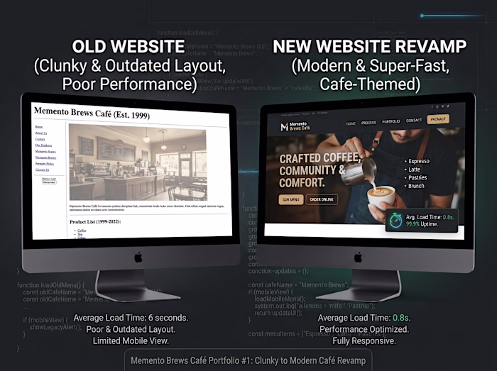Website Revamp: Memento Brews Café