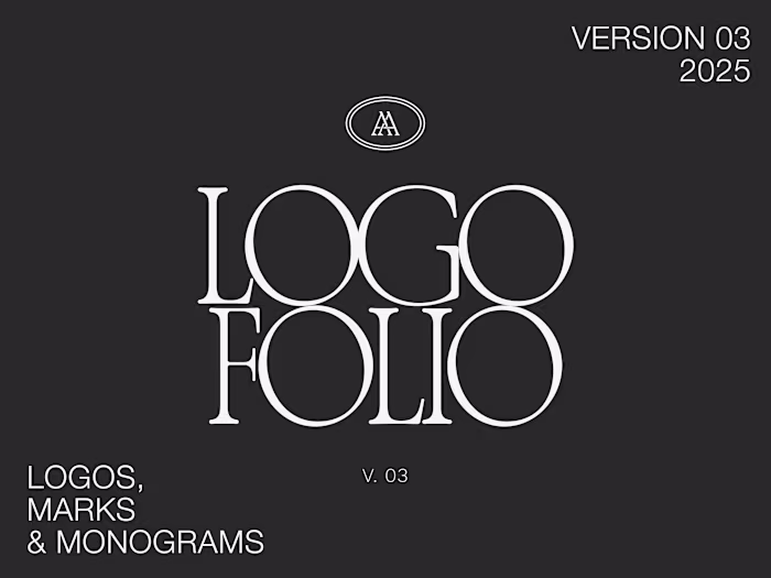 Collection of typographic logos & monograms 2025