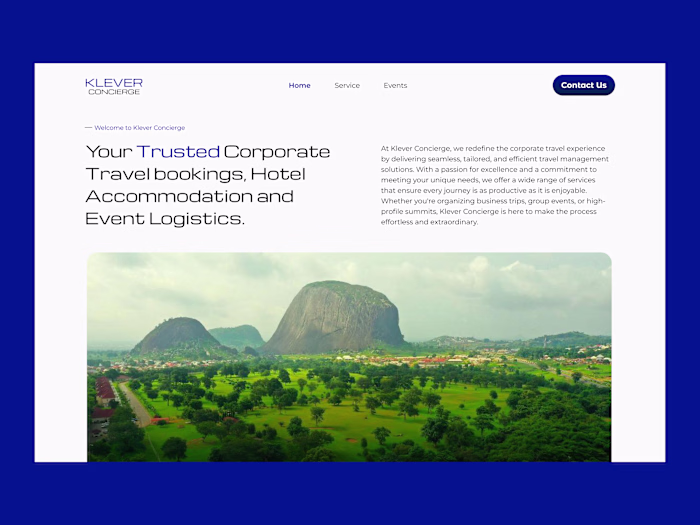 Kelver Concierge Luxury Website Design