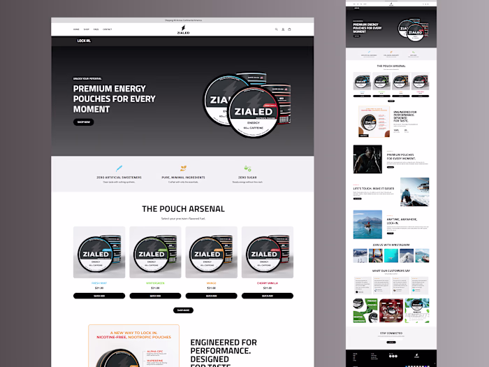 Shopify Ecommerce Website- Home page.
What