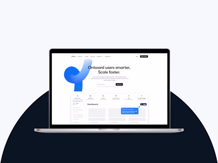 Jimo: SaaS Website Design & Development