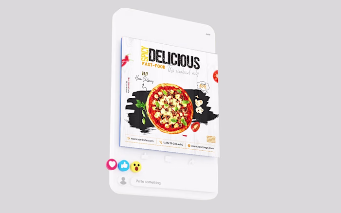 SUPER DELICIOUS PIZZA POST DESIGN