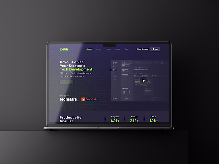 Bahasa Dev Landing Page - Framer