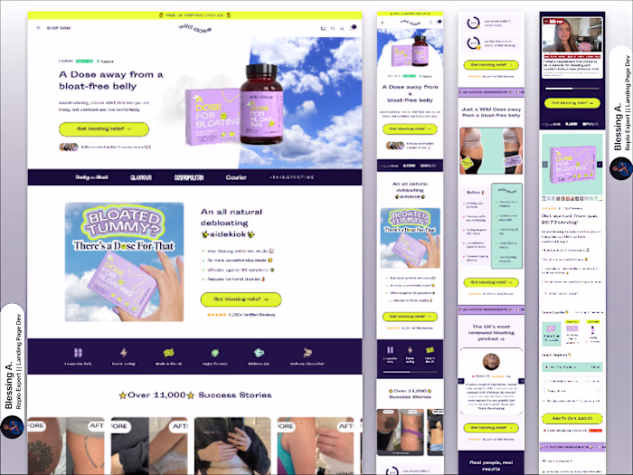 📦Wild-dose Home-page Develop in Replo