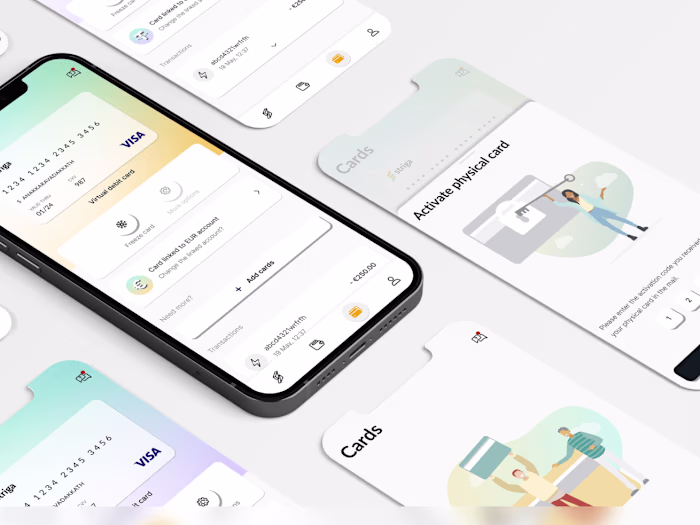 Crypto banking app