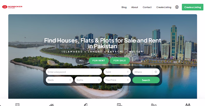 NoBroker Pakistan – Real Estate Marketplace