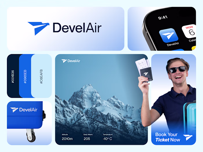 DevelAir - Logo & Branding